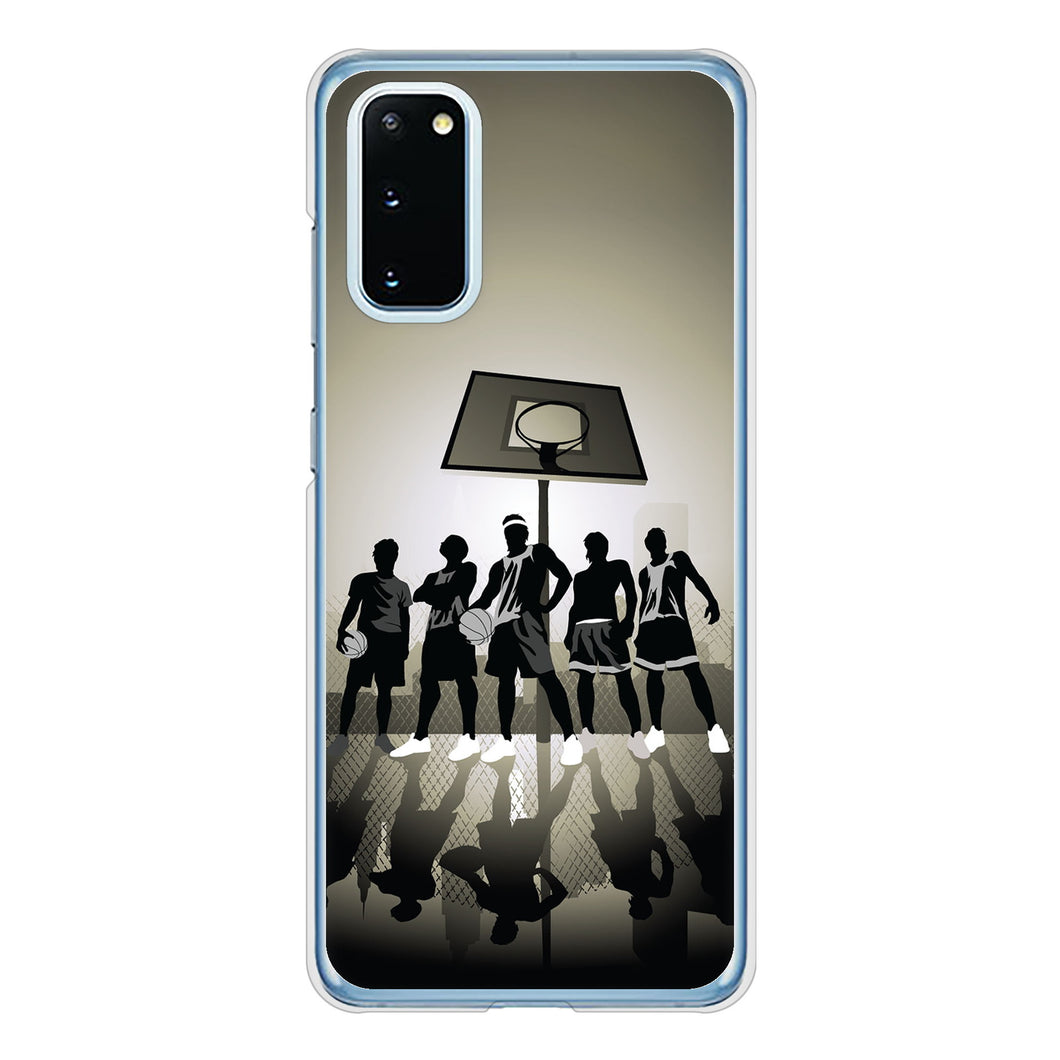 Galaxy S20 5G SC-51A docomo 高画質仕上げ 背面印刷 ハードケース 【389 クールバスケ】