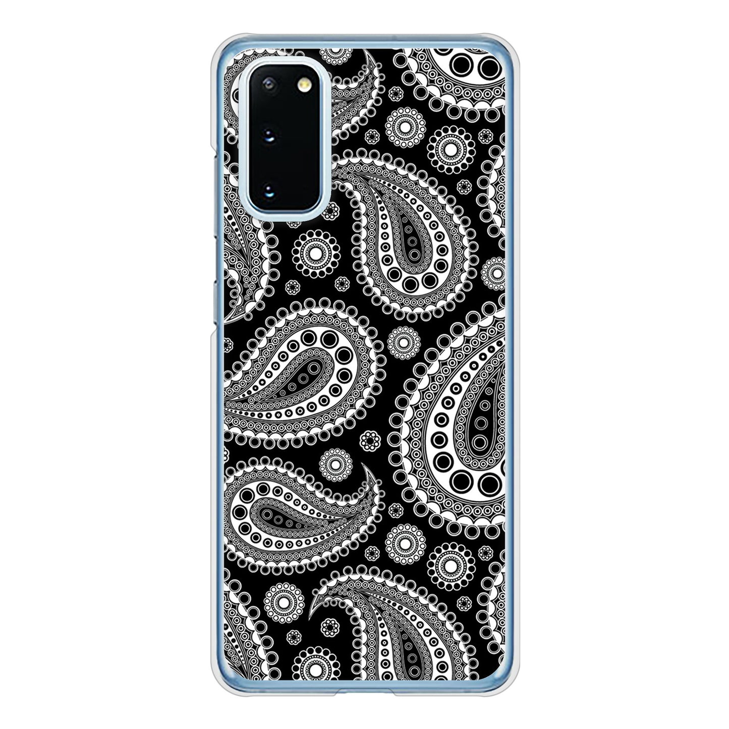 Galaxy S20 5G SC-51A docomo 高画質仕上げ 背面印刷 ハードケース ペイズリー