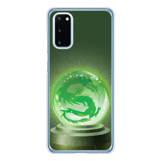 Galaxy S20 5G SC-51A docomo 高画質仕上げ 背面印刷 ハードケース 【439 水晶に浮かぶ龍】