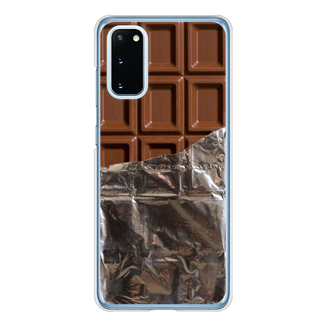 Galaxy S20 5G SC-51A docomo 高画質仕上げ 背面印刷 ハードケース 板チョコ