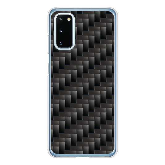 Galaxy S20 5G SC-51A docomo 高画質仕上げ 背面印刷 ハードケース 【461 カーボン】