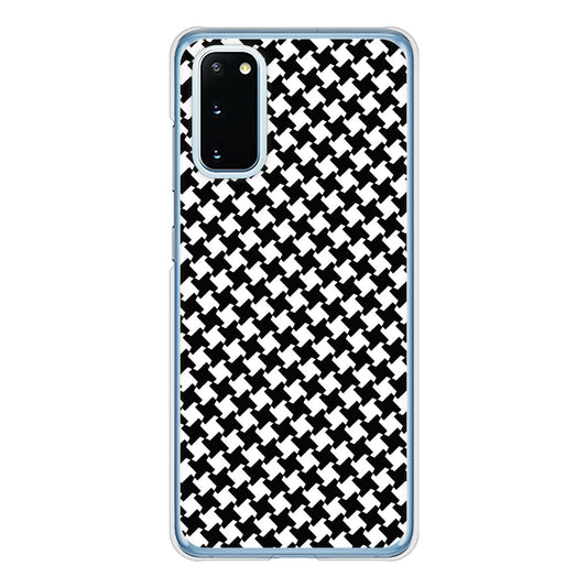 Galaxy S20 5G SC-51A docomo 高画質仕上げ 背面印刷 ハードケース 【514 和柄&筆文字 風車】