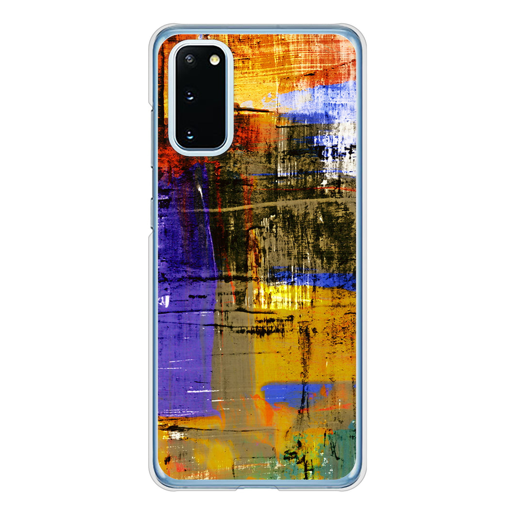 Galaxy S20 5G SC-51A docomo 高画質仕上げ 背面印刷 ハードケース 【609 クラッシュアートBL】