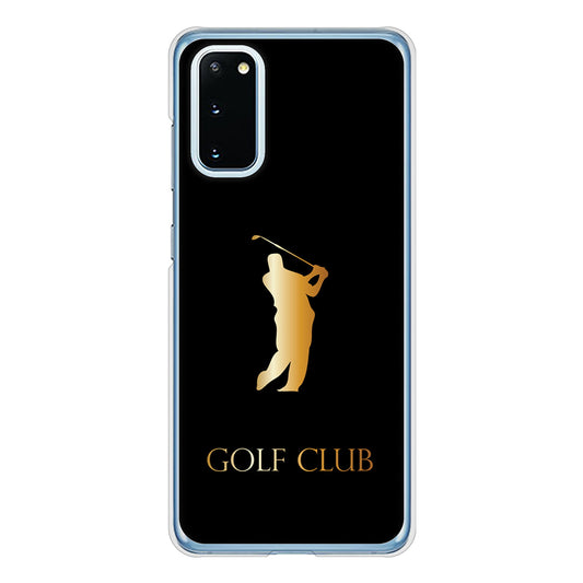 Galaxy S20 5G SC-51A docomo 高画質仕上げ 背面印刷 ハードケース 【610 GOLFCLUB】