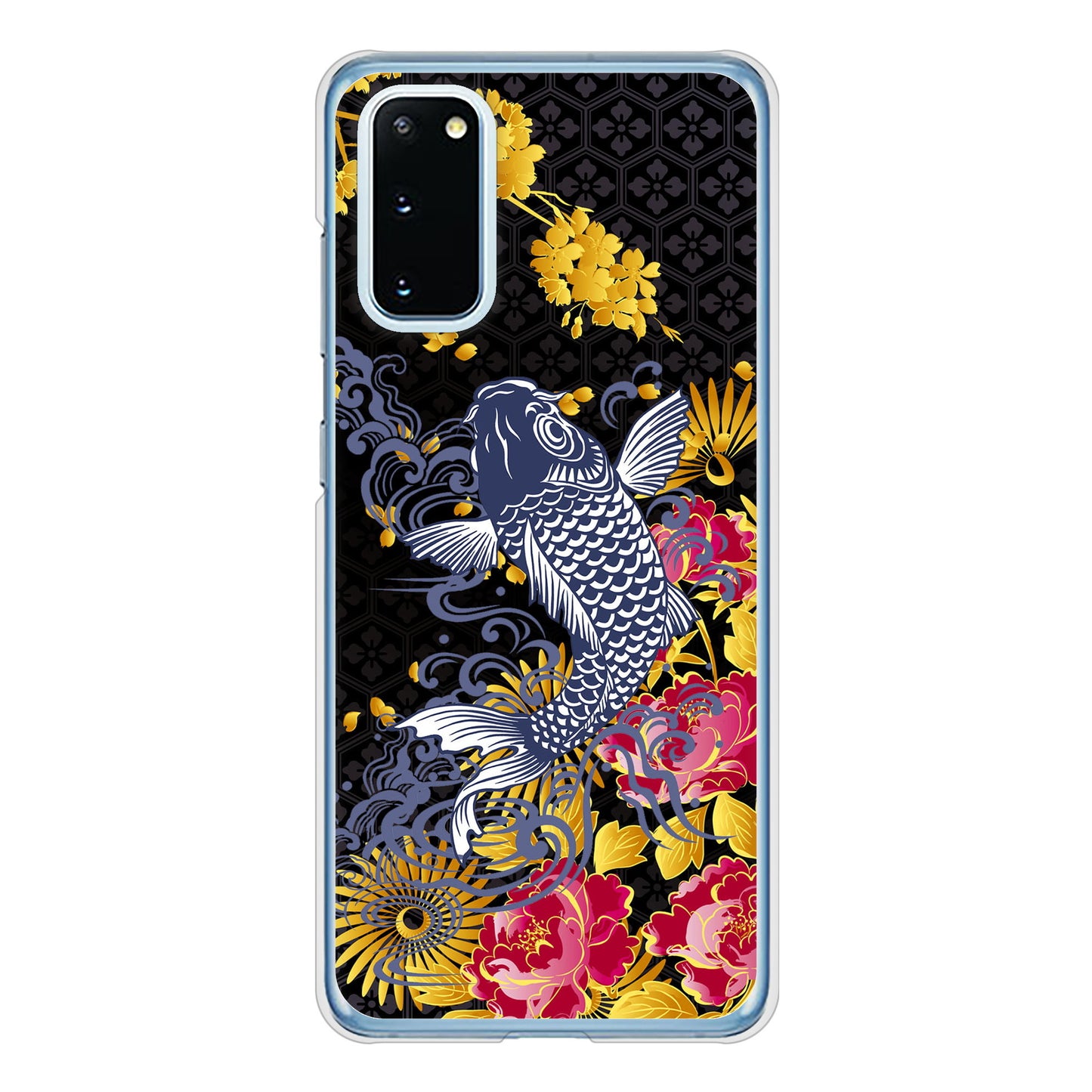 Galaxy S20 5G SC-51A docomo 高画質仕上げ 背面印刷 ハードケース 鯉