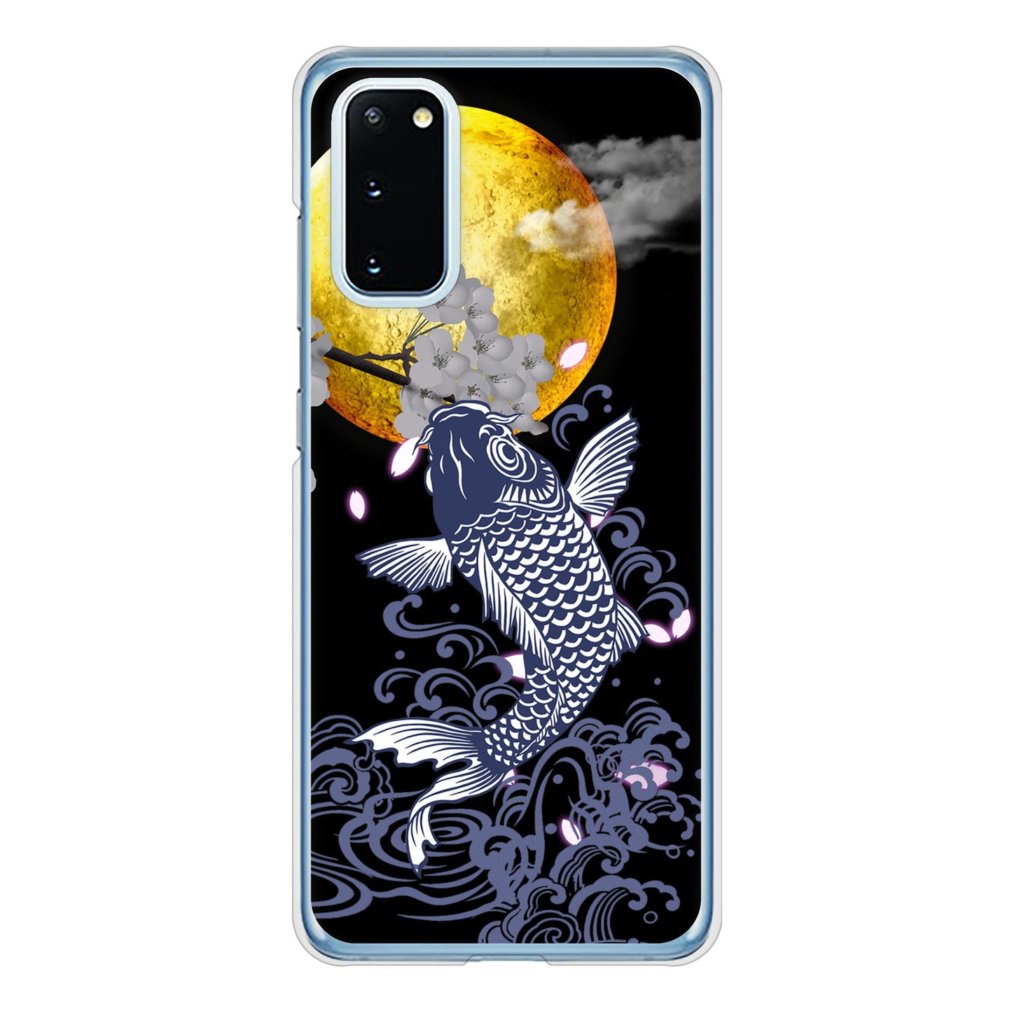 Galaxy S20 5G SC-51A docomo 高画質仕上げ 背面印刷 ハードケース 鯉