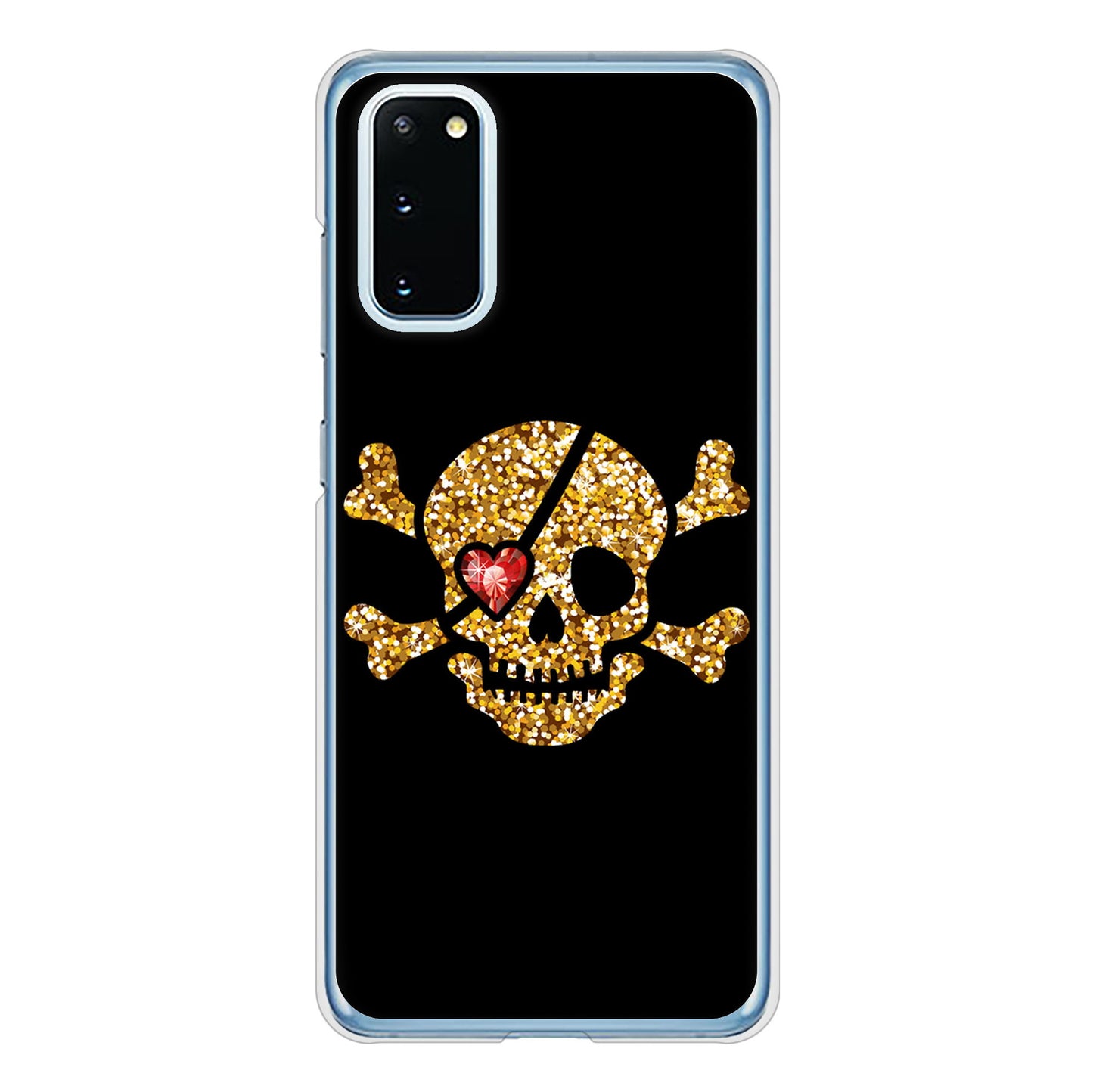 Galaxy S20 5G SC-51A docomo 高画質仕上げ 背面印刷 ハードケース 【1082 海賊ドクロ】