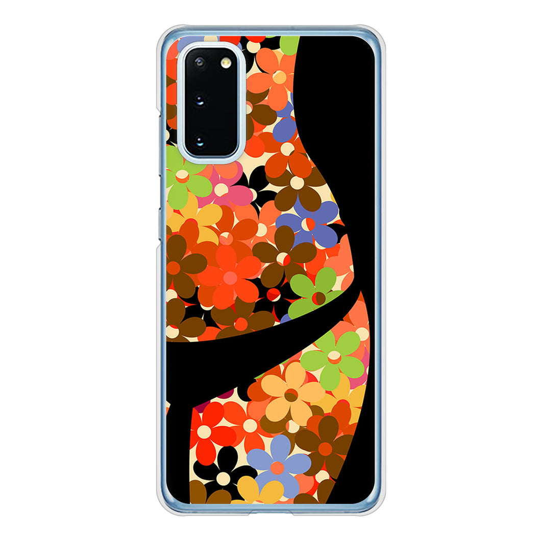 Galaxy S20 5G SC-51A docomo 高画質仕上げ 背面印刷 ハードケース 【1258 フラワーボディ】