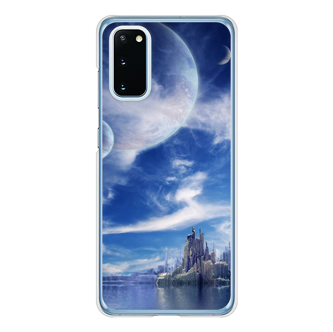 Galaxy S20 5G SC-51A docomo 高画質仕上げ 背面印刷 ハードケース 【1270 広がる宇宙】