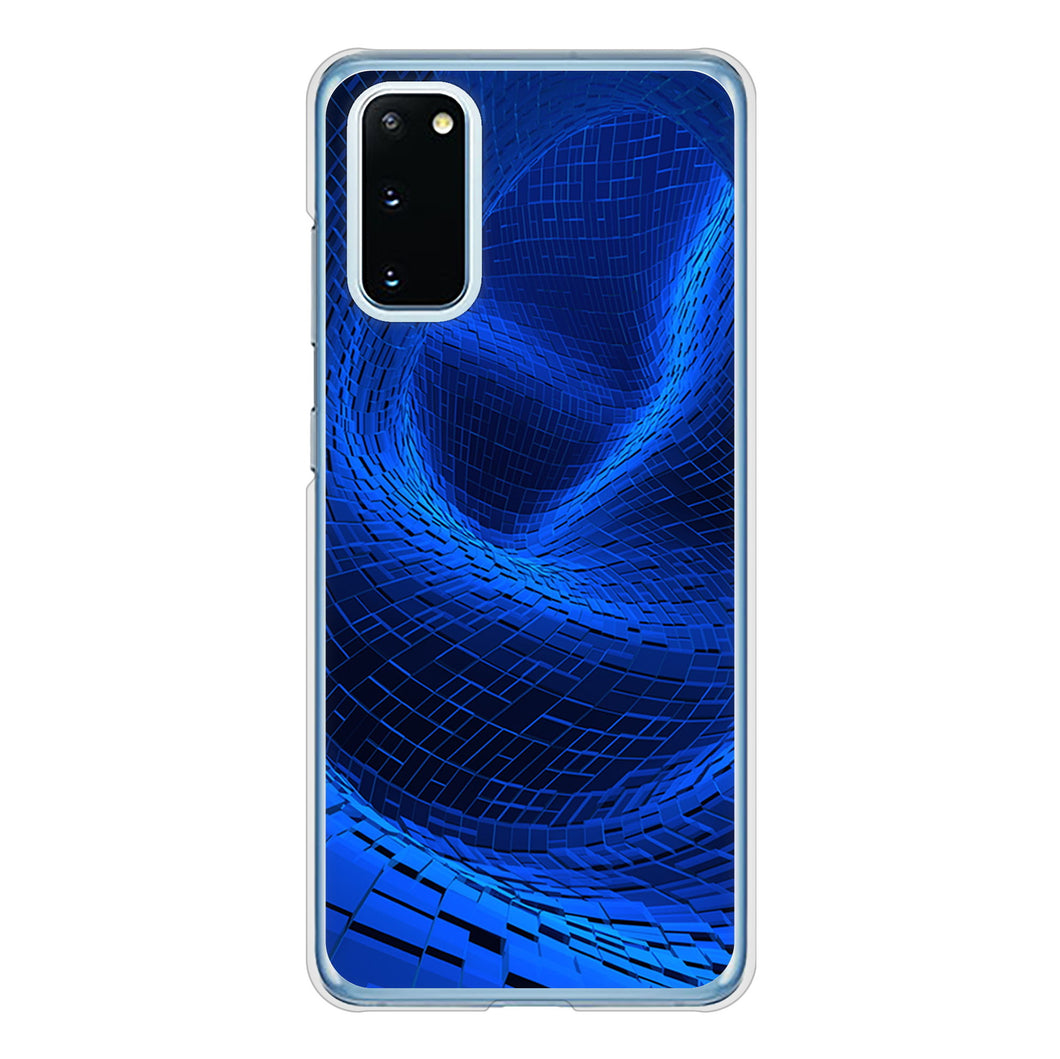 Galaxy S20 5G SC-51A docomo 高画質仕上げ 背面印刷 ハードケース 【1302 ワープブルー】