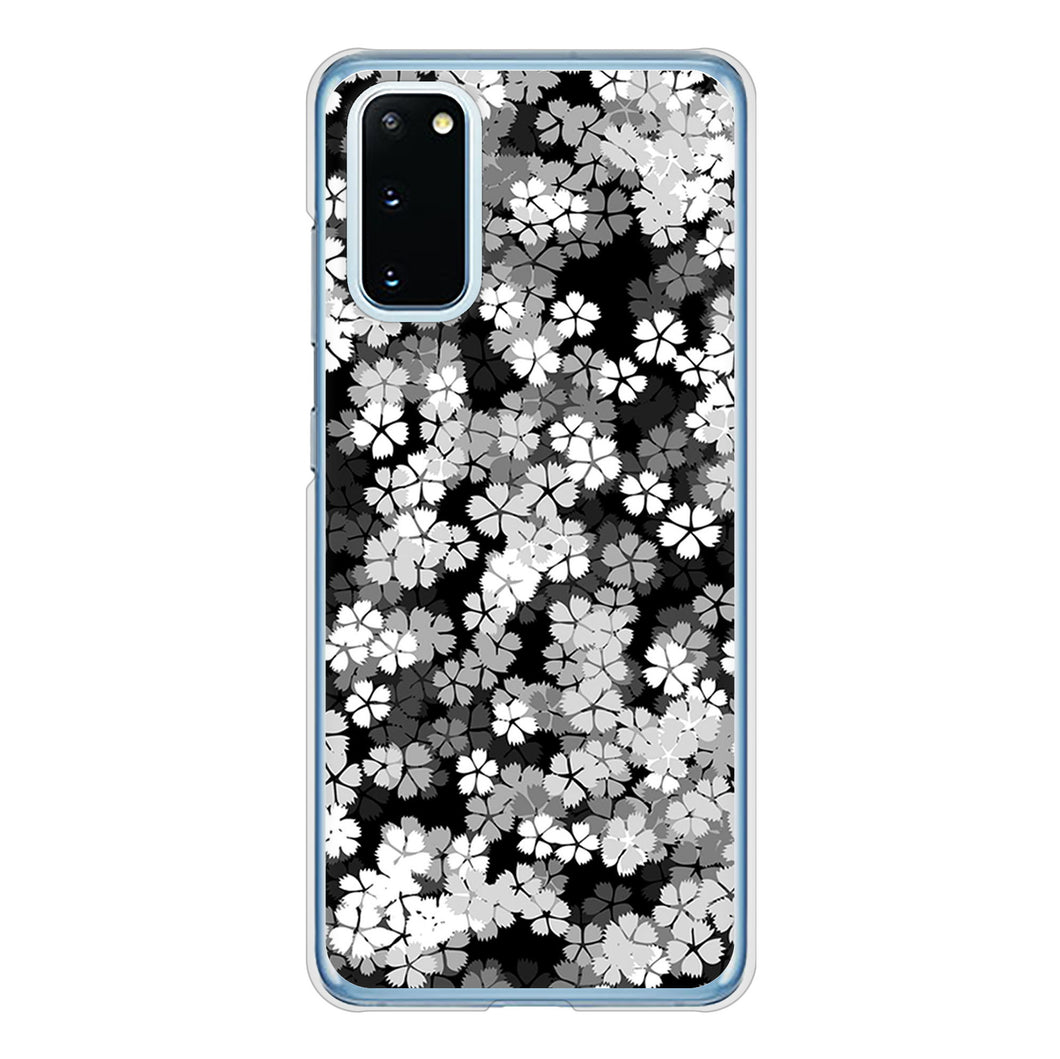 Galaxy S20 5G SC-51A docomo 高画質仕上げ 背面印刷 ハードケース 【1332 夜桜】