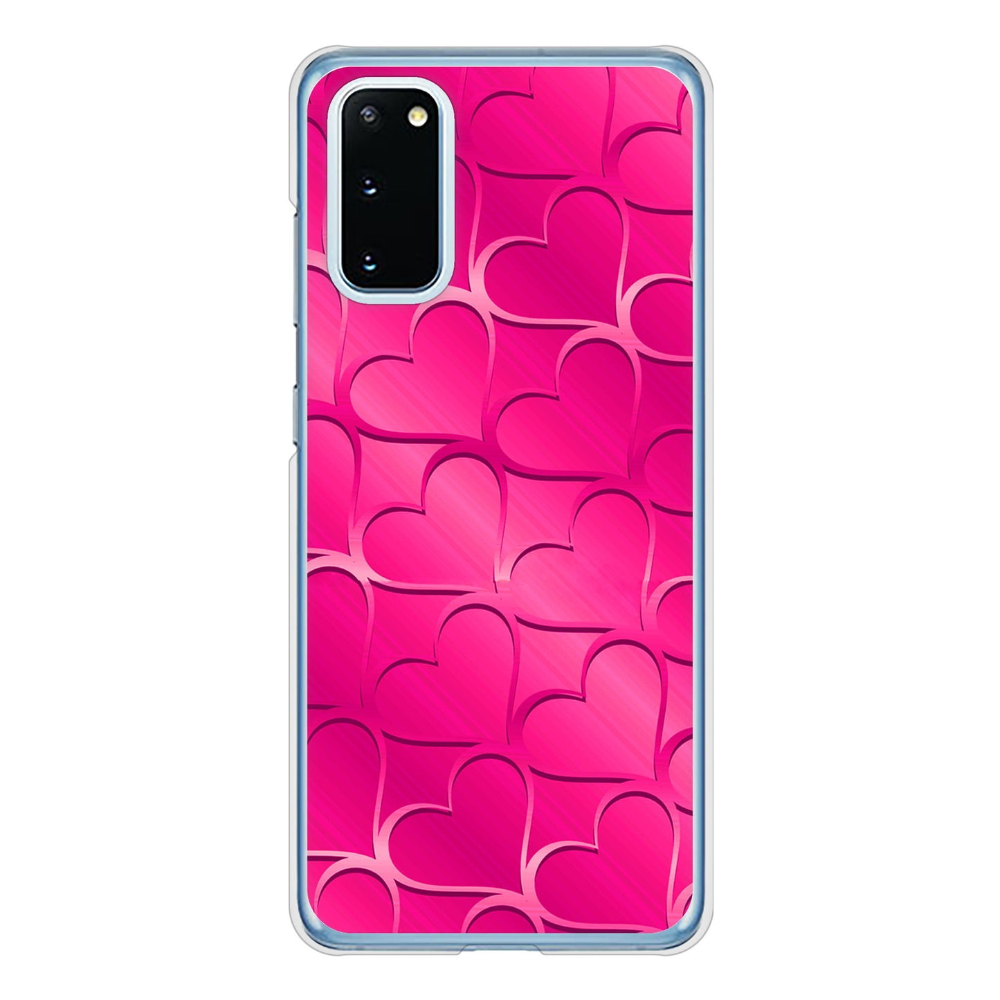 Galaxy S20 5G SC-51A docomo 高画質仕上げ 背面印刷 ハードケース かくれハート
