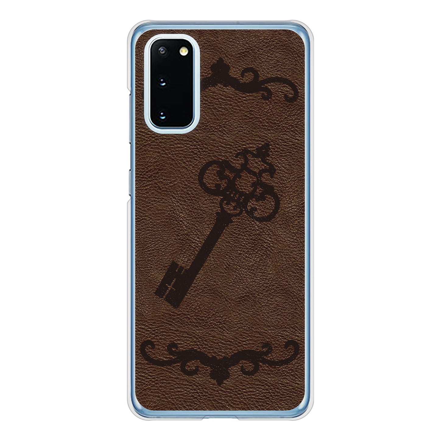 Galaxy S20 5G SC-51A docomo 高画質仕上げ 背面印刷 ハードケース レザー風