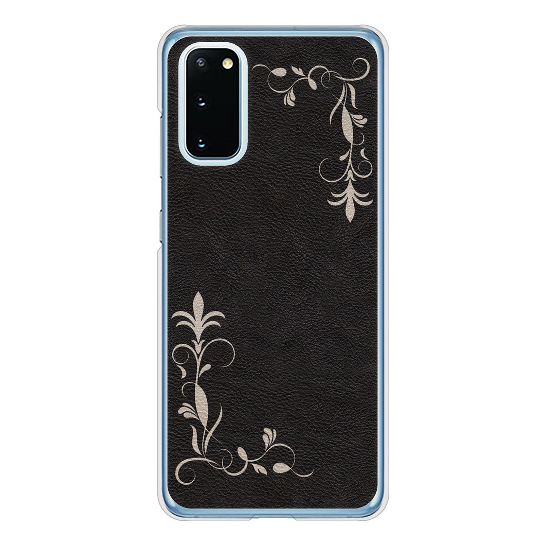 Galaxy S20 5G SC-51A docomo 高画質仕上げ 背面印刷 ハードケース 【EK825 レザー風グラスフレーム】