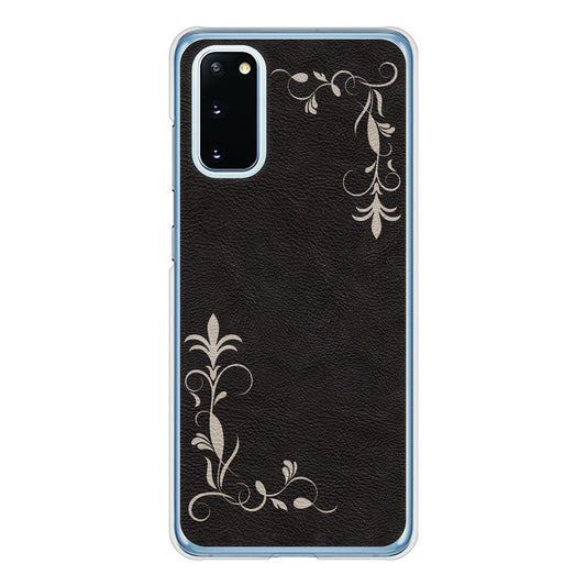Galaxy S20 5G SC-51A docomo 高画質仕上げ 背面印刷 ハードケース 【EK825 レザー風グラスフレーム】