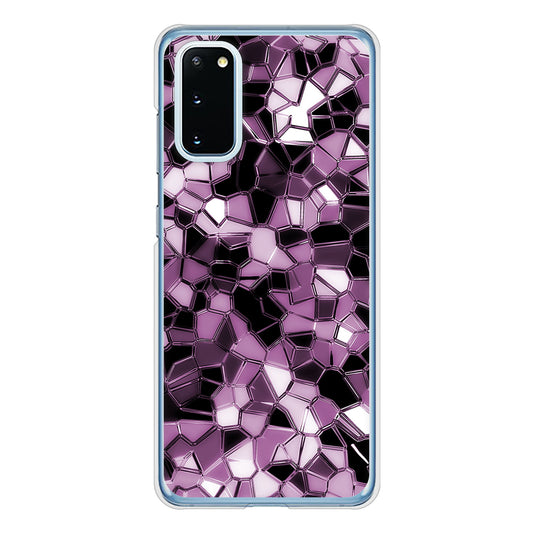 Galaxy S20 5G SC-51A docomo 高画質仕上げ 背面印刷 ハードケース 【EK837 テクニカルミラーパープル】