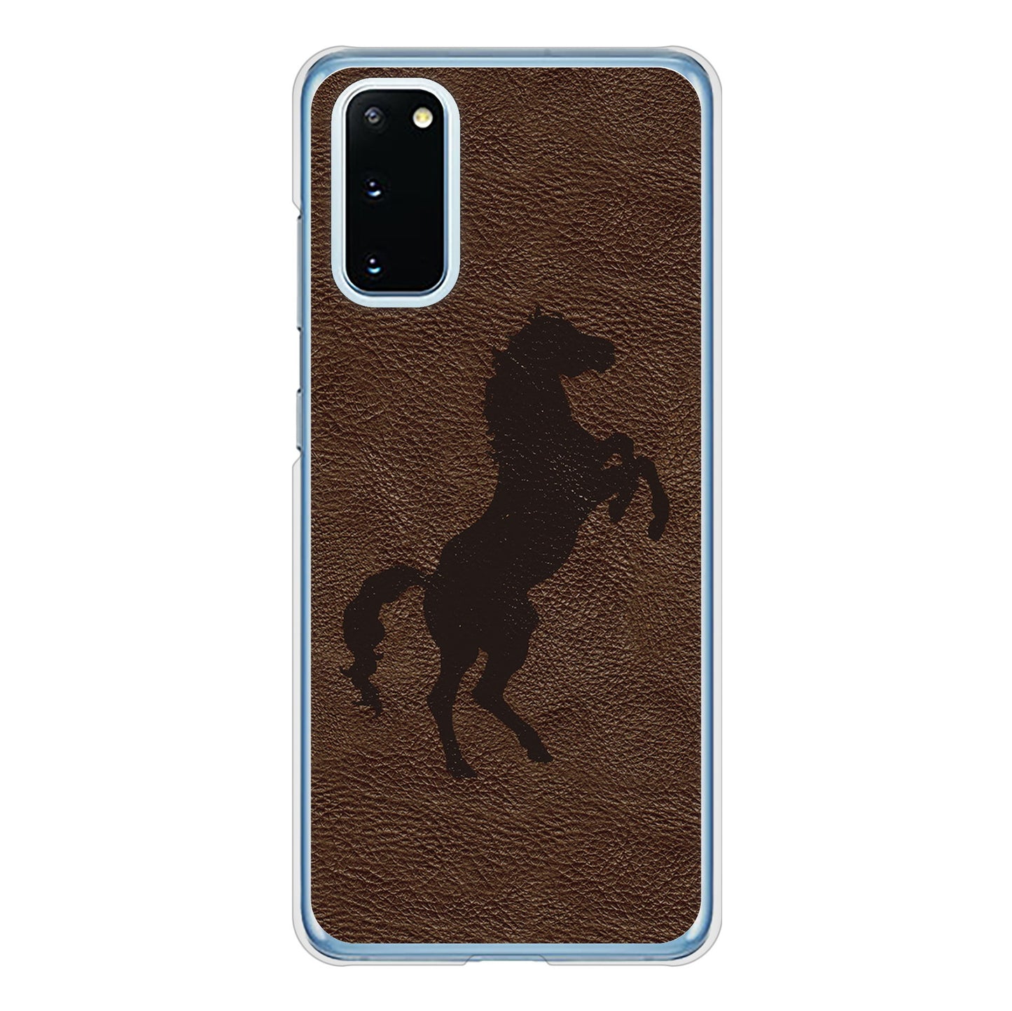 Galaxy S20 5G SC-51A docomo 高画質仕上げ 背面印刷 ハードケース レザー風