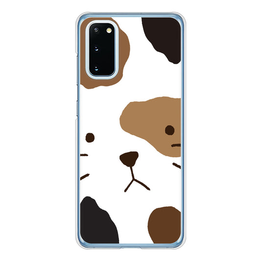 Galaxy S20 5G SC-51A docomo 高画質仕上げ 背面印刷 ハードケース 【IA801 みけ】