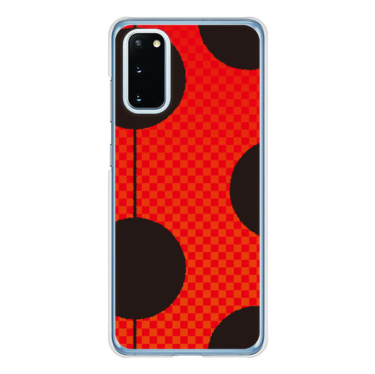 Galaxy S20 5G SC-51A docomo 高画質仕上げ 背面印刷 ハードケース 【IB906 てんとうむしのシンプル】