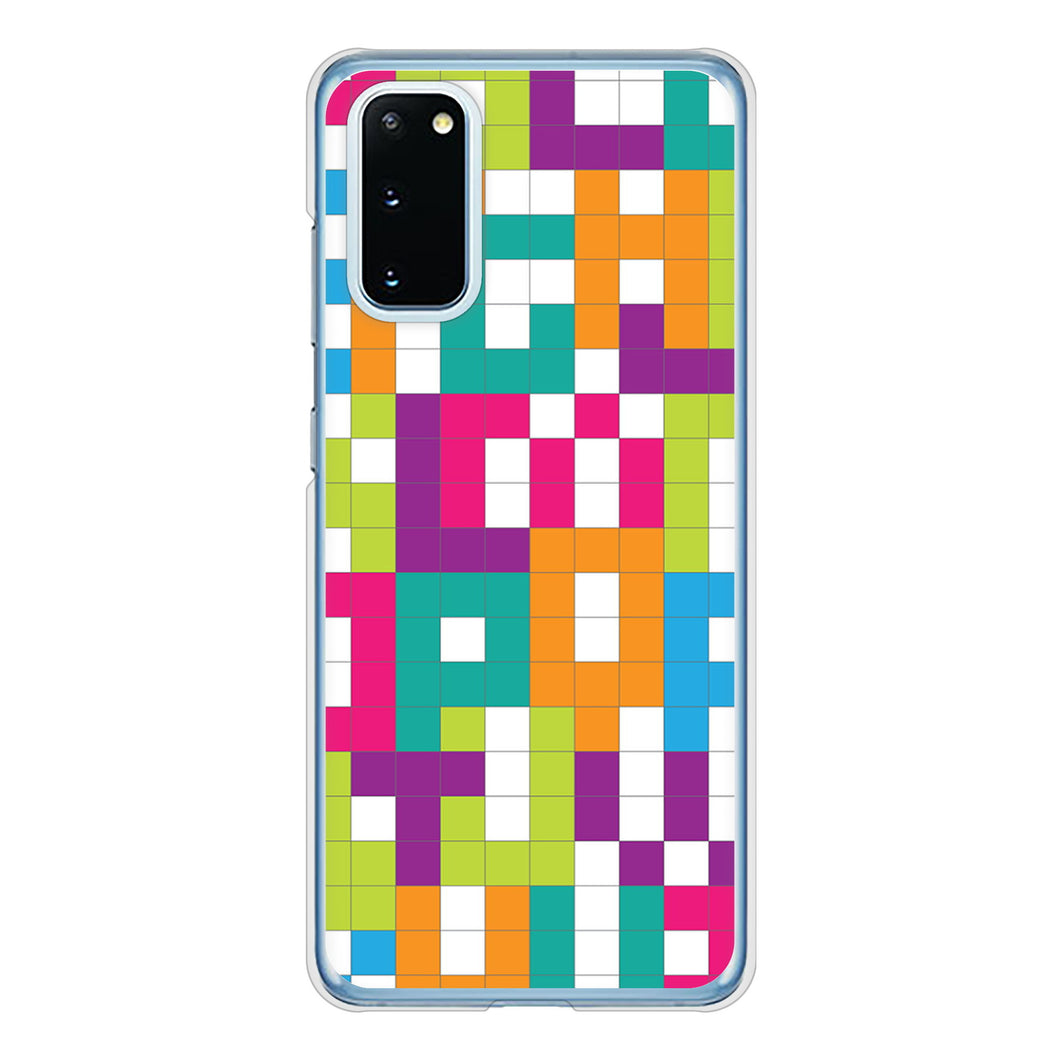 Galaxy S20 5G SC-51A docomo 高画質仕上げ 背面印刷 ハードケース 【IB916 ブロックアルファベット】