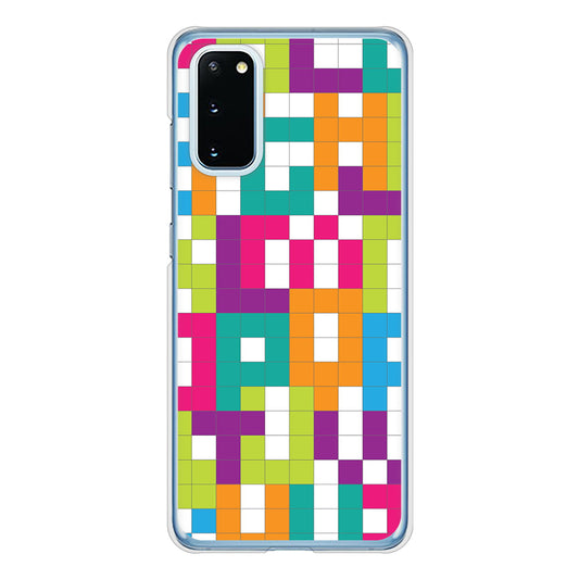 Galaxy S20 5G SC-51A docomo 高画質仕上げ 背面印刷 ハードケース 【IB916 ブロックアルファベット】