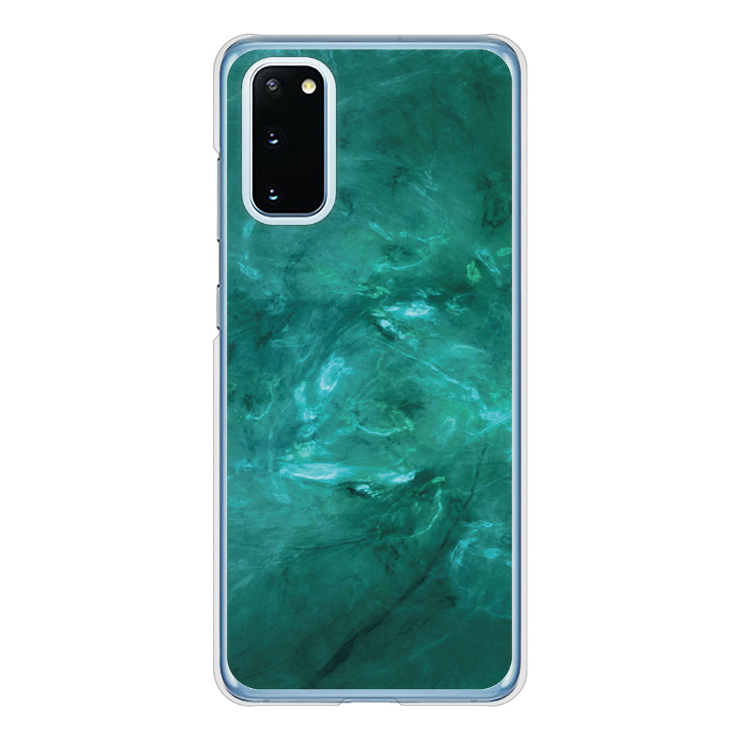 Galaxy S20 5G SC-51A docomo 高画質仕上げ 背面印刷 ハードケース 大理石BK