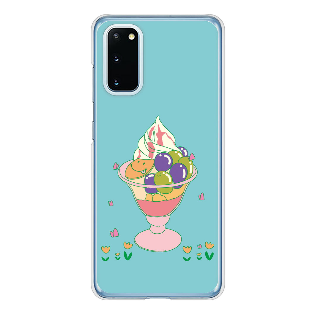 Galaxy S20 5G SC-51A docomo 高画質仕上げ 背面印刷 ハードケース スイーツイラスト