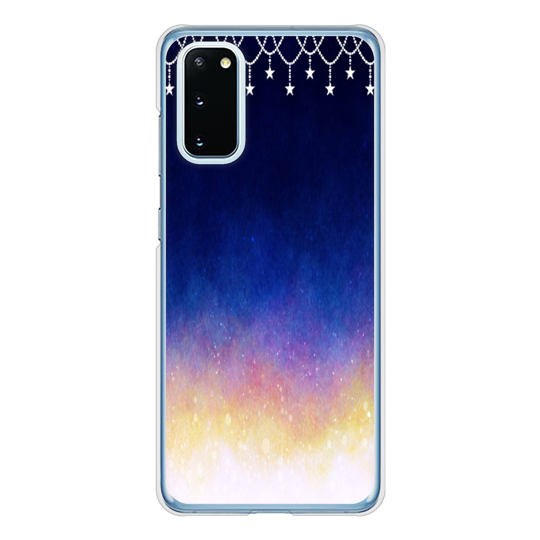 Galaxy S20 5G SC-51A docomo 高画質仕上げ 背面印刷 ハードケース 【MI803 冬の夜空】