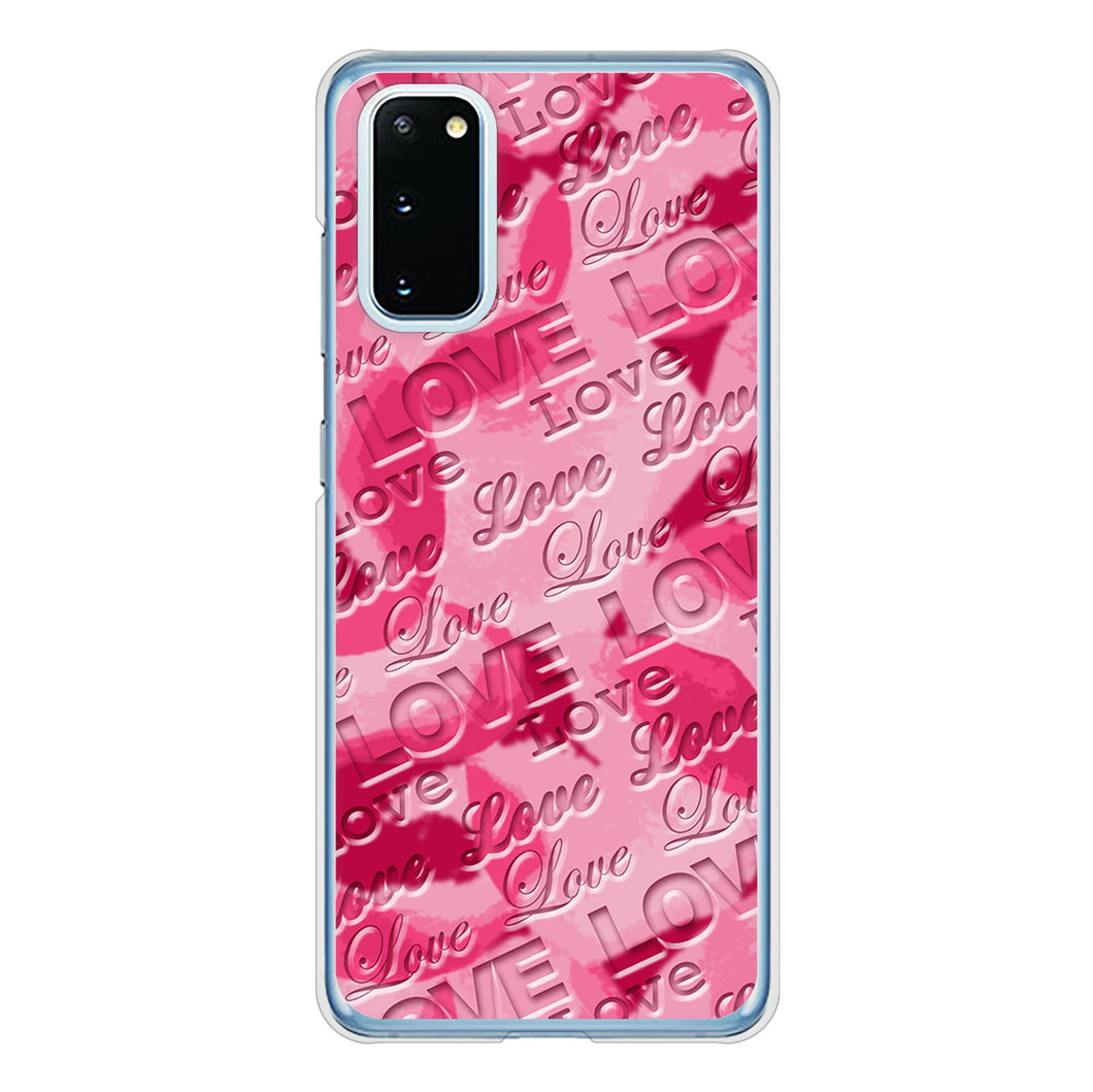 Galaxy S20 5G SC-51A docomo 高画質仕上げ 背面印刷 ハードケース フラワーヴェルニ