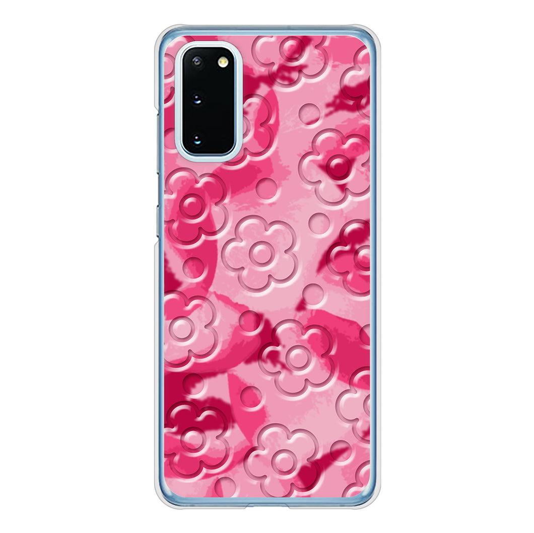 Galaxy S20 5G SC-51A docomo 高画質仕上げ 背面印刷 ハードケース フラワーヴェルニ