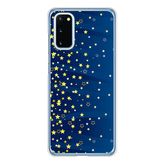 Galaxy S20 5G SC-51A docomo 高画質仕上げ 背面印刷 ハードケース 【VA842 満天の星空】