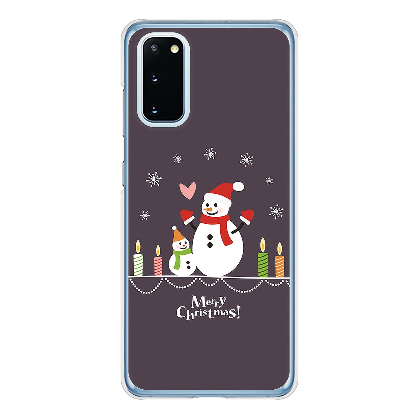 Galaxy S20 5G SC-51A docomo 高画質仕上げ 背面印刷 ハードケース クリスマス
