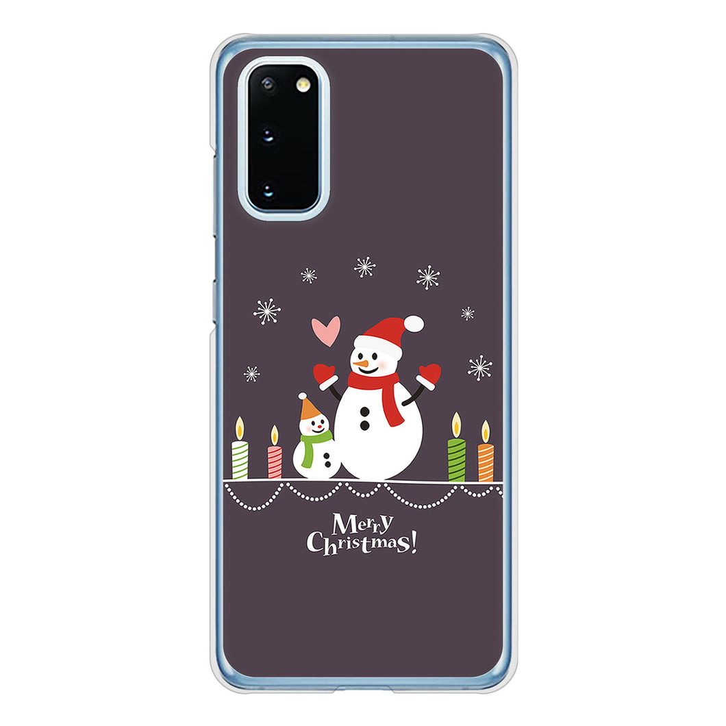 Galaxy S20 5G SC-51A docomo 高画質仕上げ 背面印刷 ハードケース クリスマス
