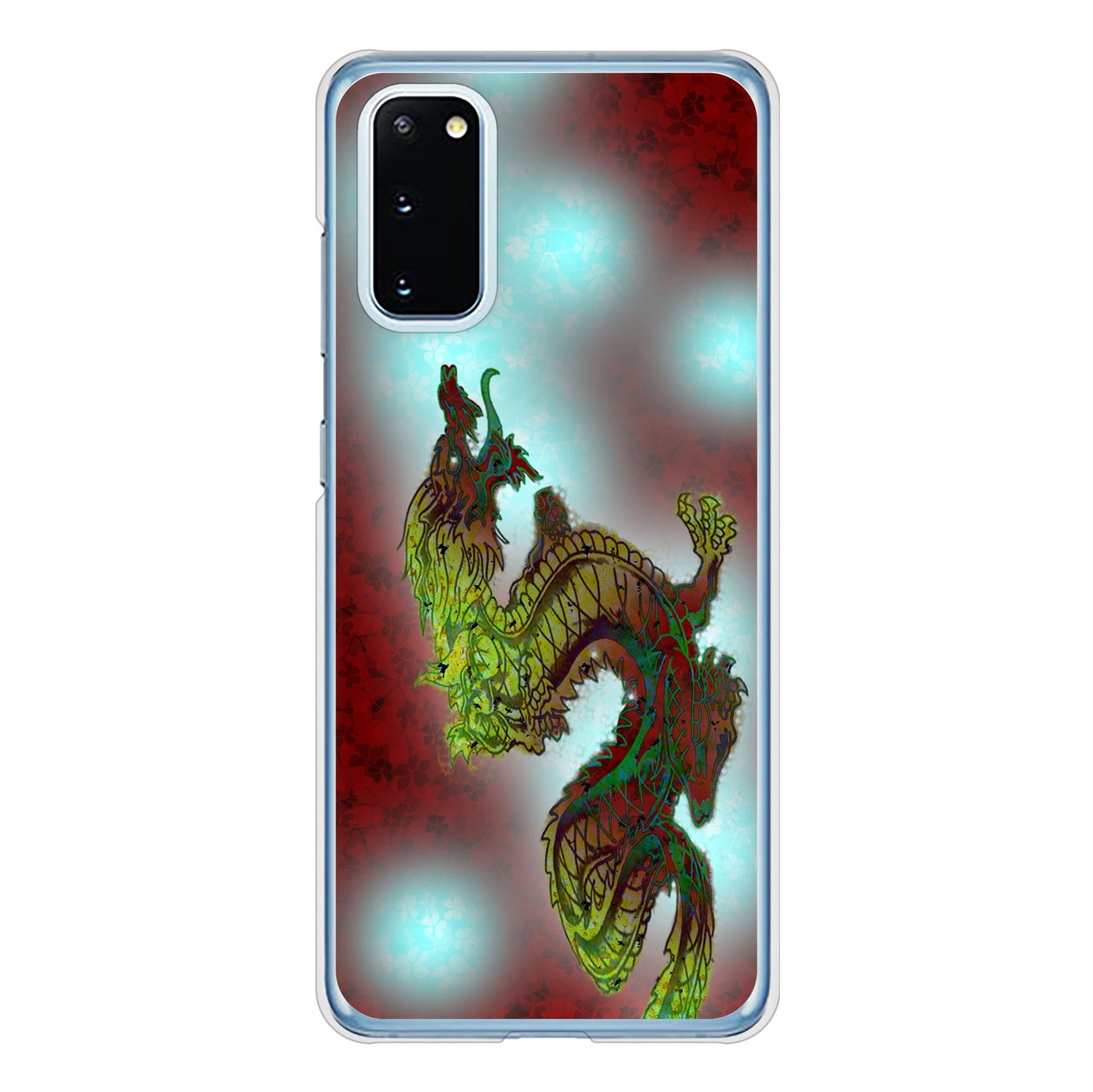 Galaxy S20 5G SC-51A docomo 高画質仕上げ 背面印刷 ハードケース 赤竜