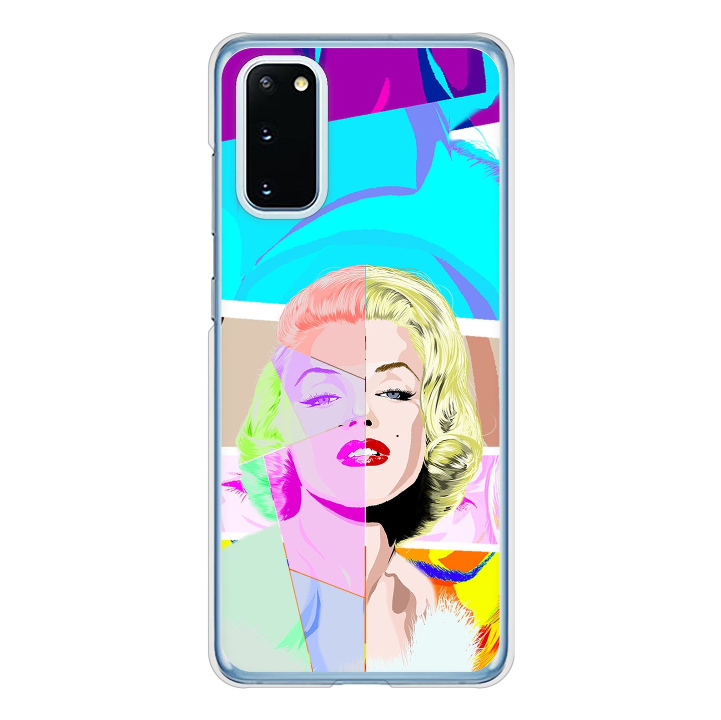 Galaxy S20 5G SC-51A docomo 高画質仕上げ 背面印刷 ハードケース マリリンモンローデザイン