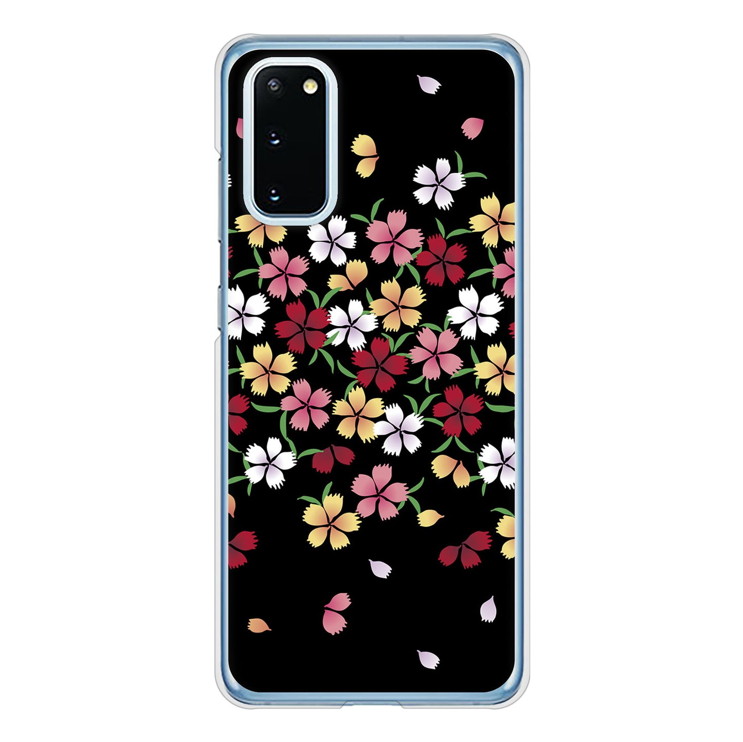 Galaxy S20 5G SC-51A docomo 高画質仕上げ 背面印刷 ハードケース 和花柄