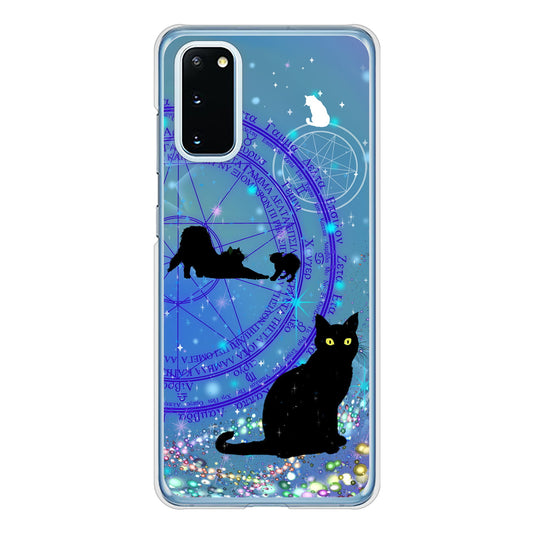 Galaxy S20 5G SC-51A docomo 魔法陣猫 ハードケース 背面印刷