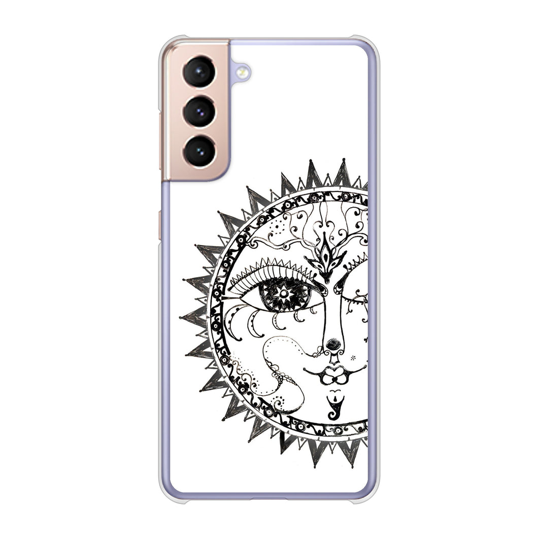 Galaxy S21 5G SC-51B docomo 高画質仕上げ 背面印刷 ハードケース 【207 太陽神】