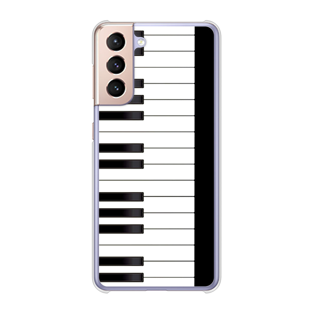 Galaxy S21 5G SC-51B docomo 高画質仕上げ 背面印刷 ハードケース ピアノ