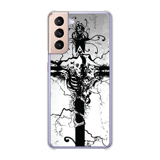 Galaxy S21 5G SC-51B docomo 高画質仕上げ 背面印刷 ハードケース 【432 張付の骸】