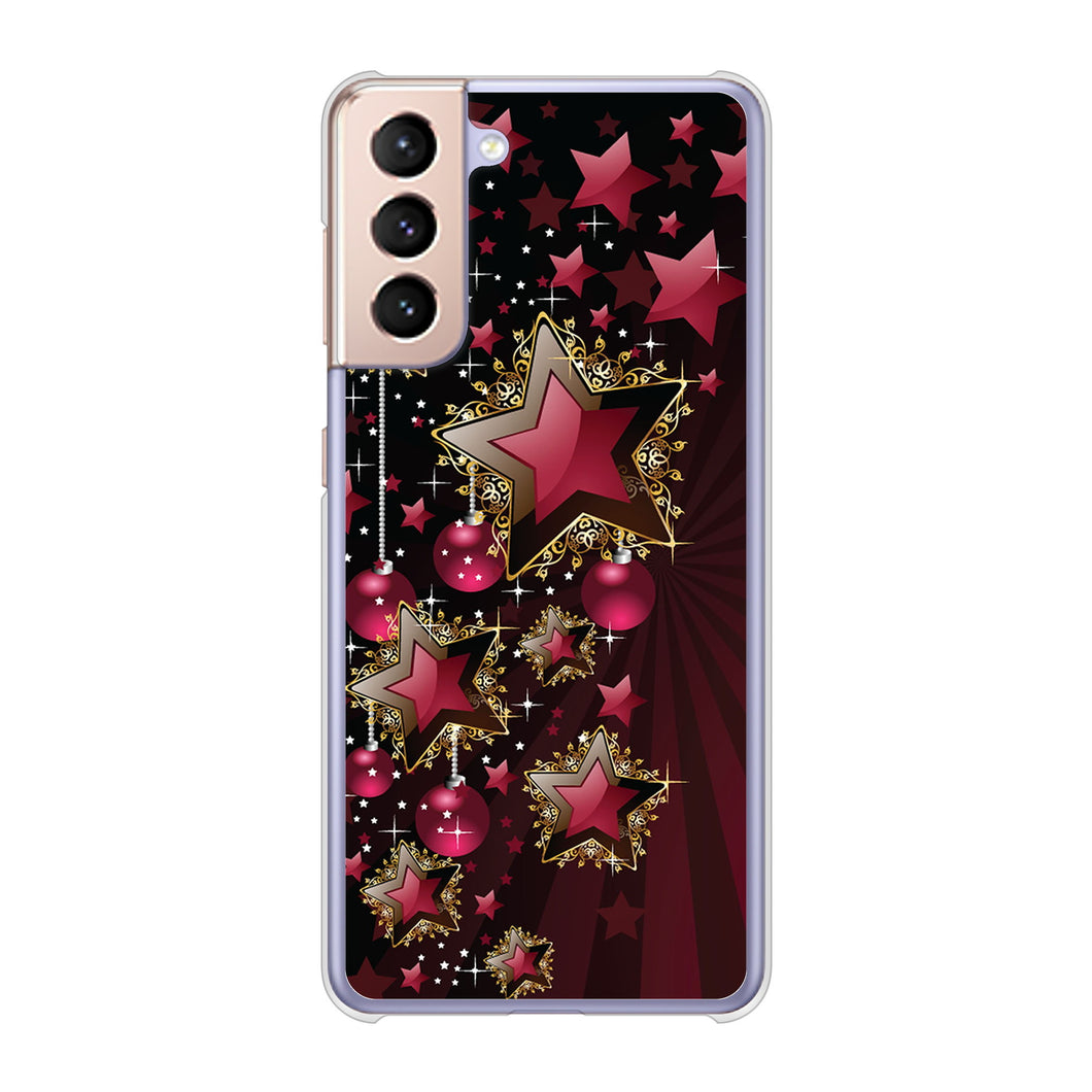 Galaxy S21 5G SC-51B docomo 高画質仕上げ 背面印刷 ハードケース 【434 星の壁】