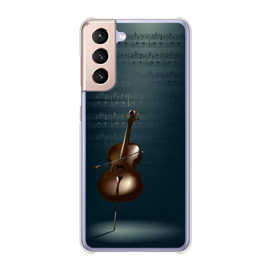 Galaxy S21 5G SC-51B docomo 高画質仕上げ 背面印刷 ハードケース 【441 楽譜】