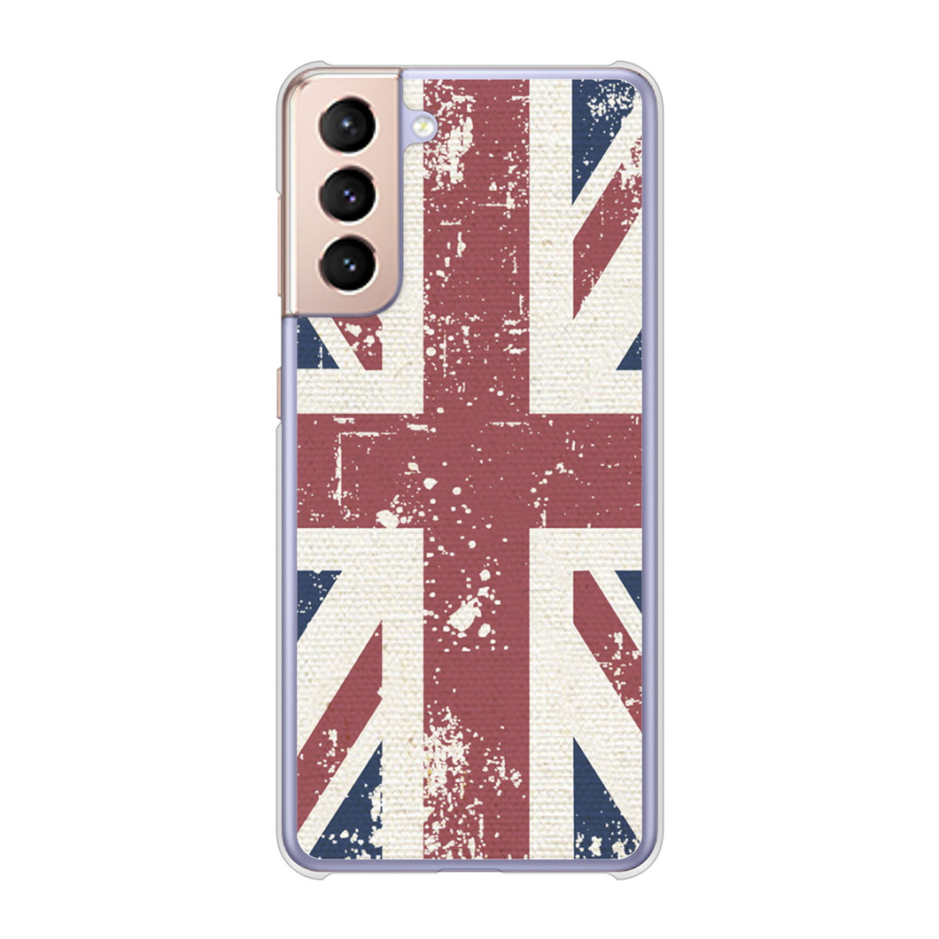 Galaxy S21 5G SC-51B docomo 高画質仕上げ 背面印刷 ハードケース ユニオンジャック