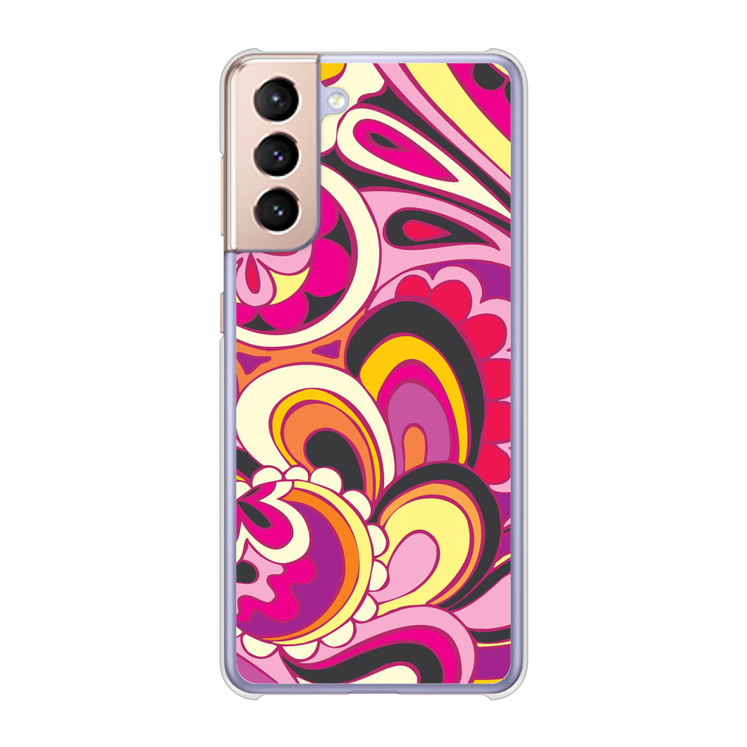 Galaxy S21 5G SC-51B docomo 高画質仕上げ 背面印刷 ハードケース 【586 ブローアップカラー】