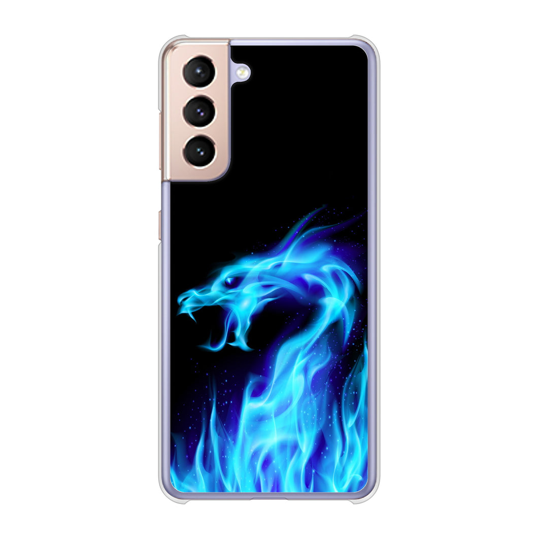 Galaxy S21 5G SC-51B docomo 高画質仕上げ 背面印刷 ハードケース ドラゴン