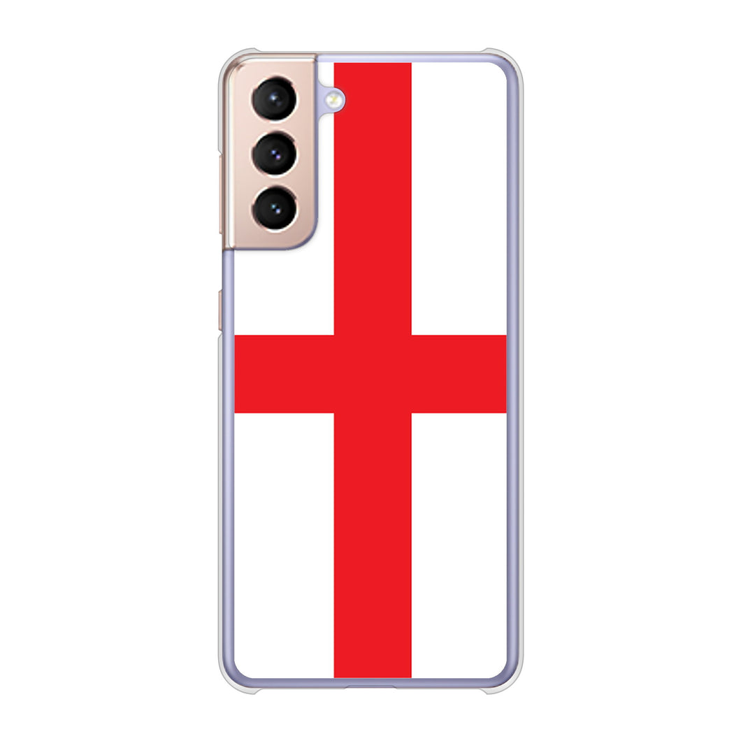 Galaxy S21 5G SC-51B docomo 高画質仕上げ 背面印刷 ハードケース 国旗