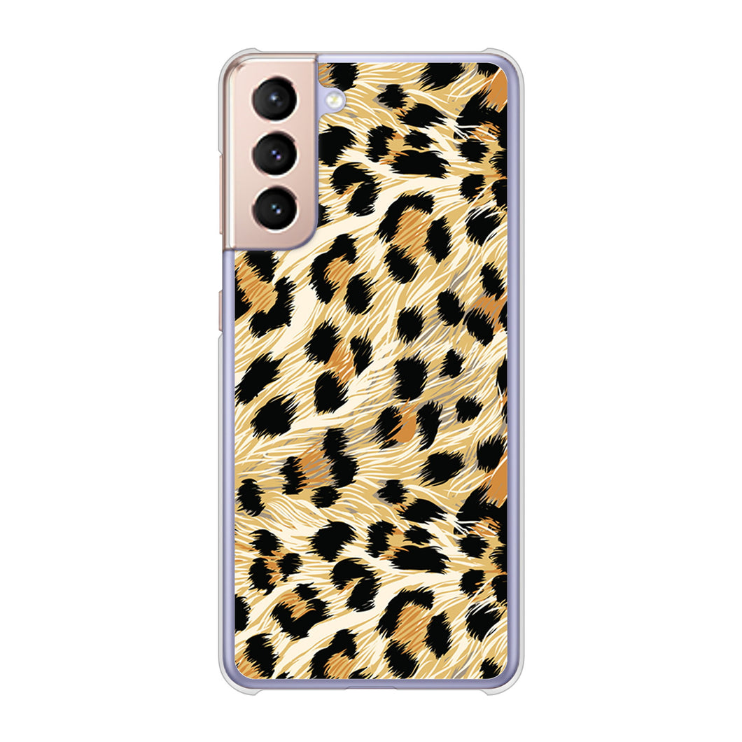 Galaxy S21 5G SC-51B docomo 高画質仕上げ 背面印刷 ハードケース アニマル柄