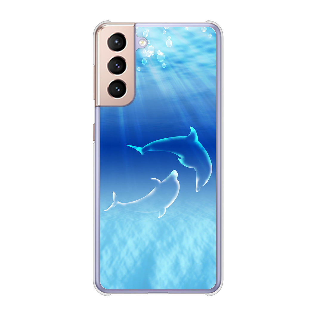 Galaxy S21 5G SC-51B docomo 高画質仕上げ 背面印刷 ハードケース 海の守り神