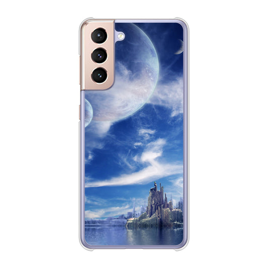 Galaxy S21 5G SC-51B docomo 高画質仕上げ 背面印刷 ハードケース 【1270 広がる宇宙】