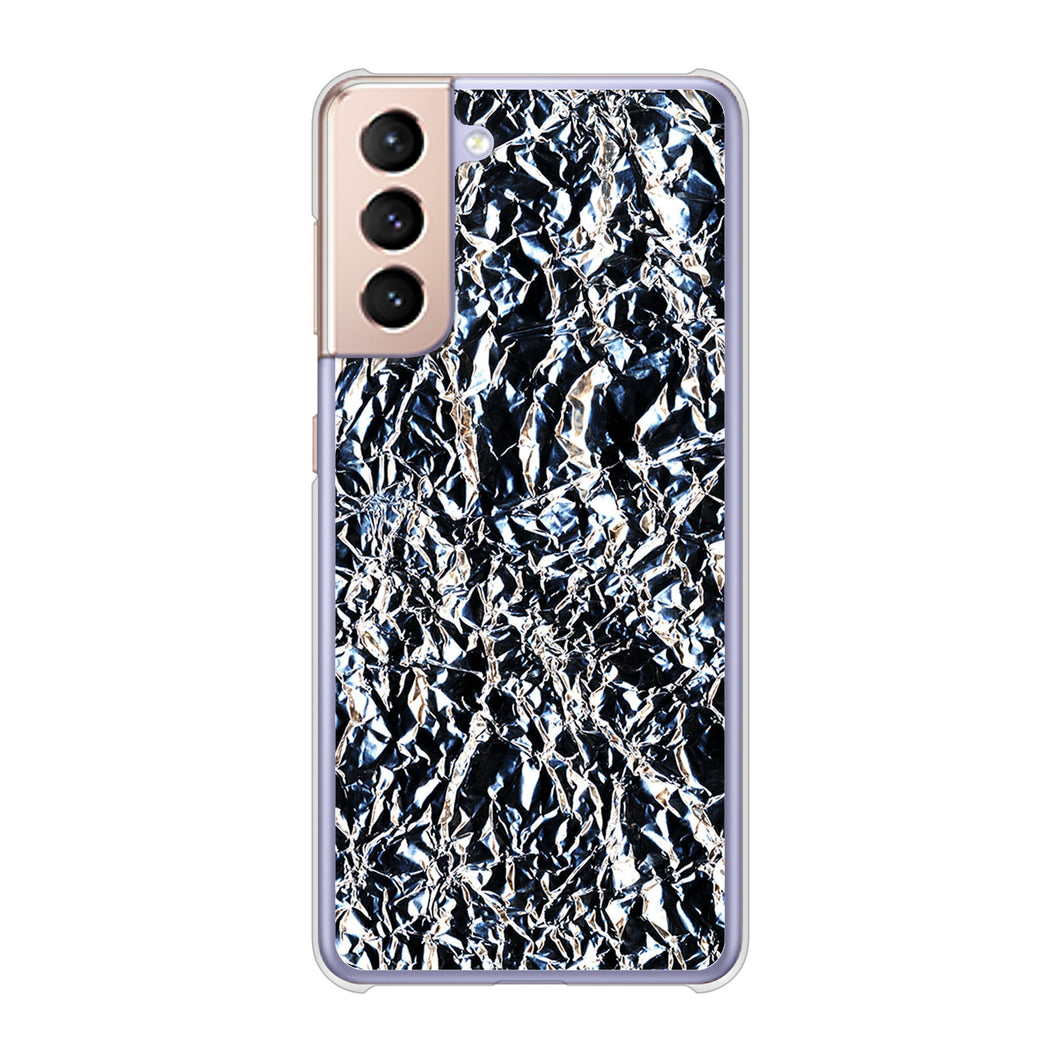 Galaxy S21 5G SC-51B docomo 高画質仕上げ 背面印刷 ハードケース 【EK835 スタイリッシュアルミシルバー】